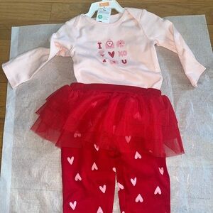 Carter's Pink and Red Kids Matching Set